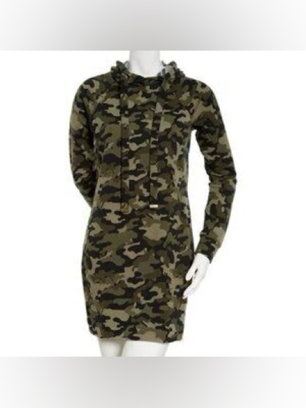 Almost famous women’s Camo dress hoodie